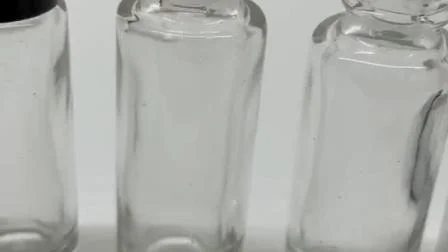 5ml 厚みのある透明/琥珀/つや消しガラスボトルのロール